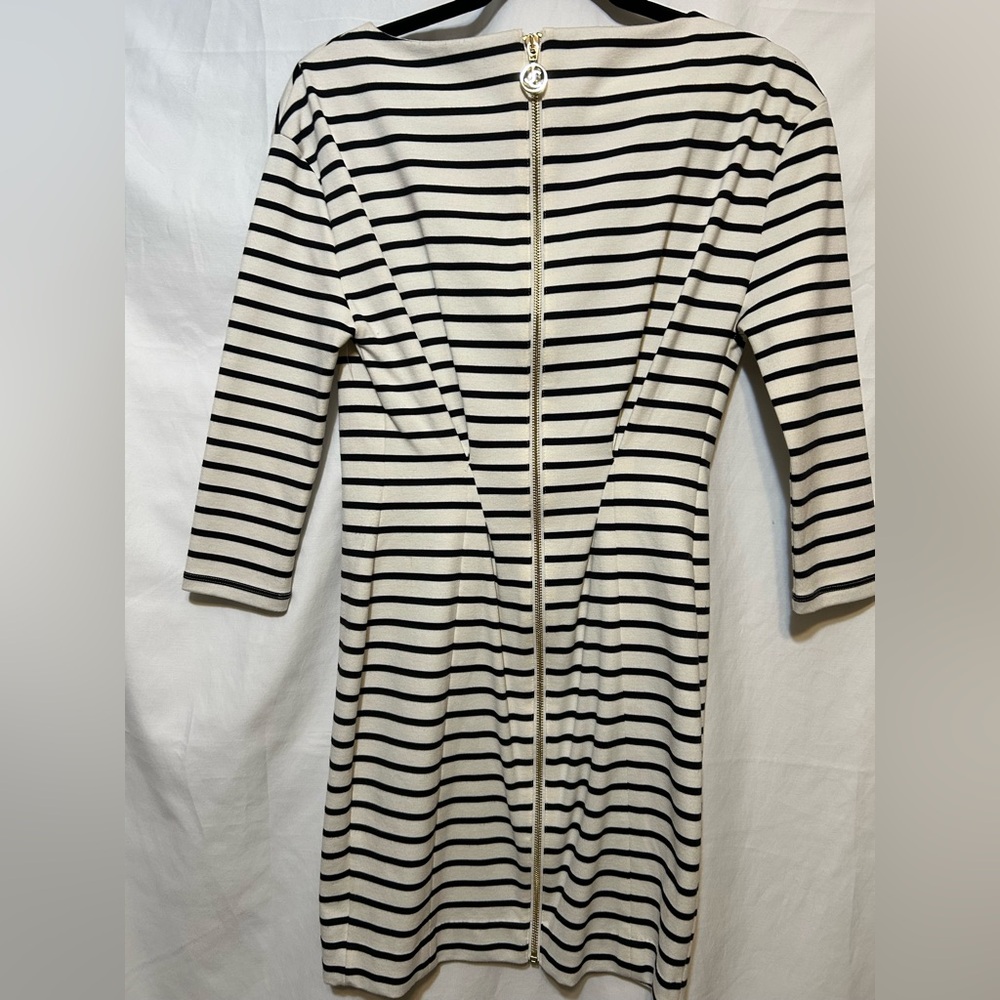 Juicy Couture Stripe Black & White Y2K Bling Dress Full Back Zipper XS - Picture 4 of 11